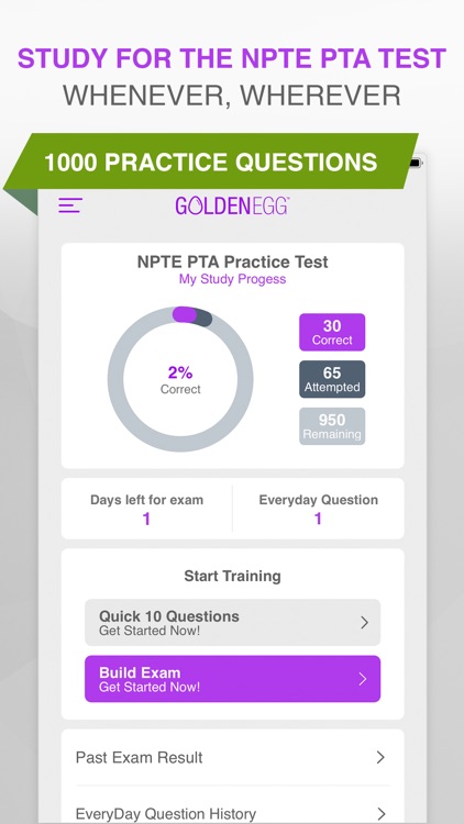 NPTE PTA Practice Test