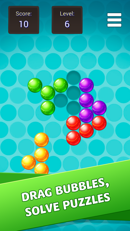 #1. Bubble Tangram (iOS) Bởi: Kidga