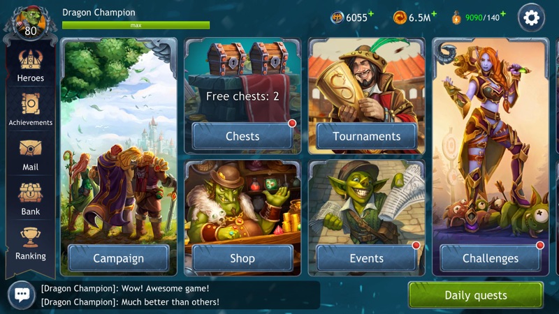 Dragon Champions: War RPG Call screenshot 9