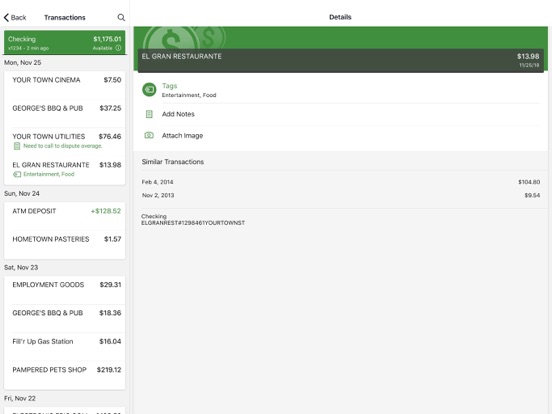 Magnolia Federal Credit Union iPad screenshot 2 - Finance app