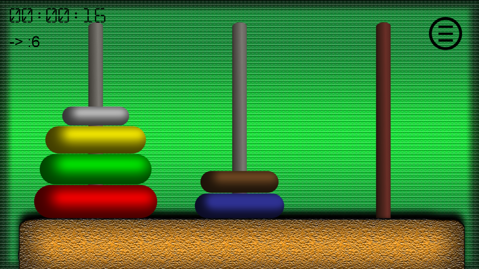 #4. Tower-of-Hanoi (iOS) 由: Liutauras Stravinskas