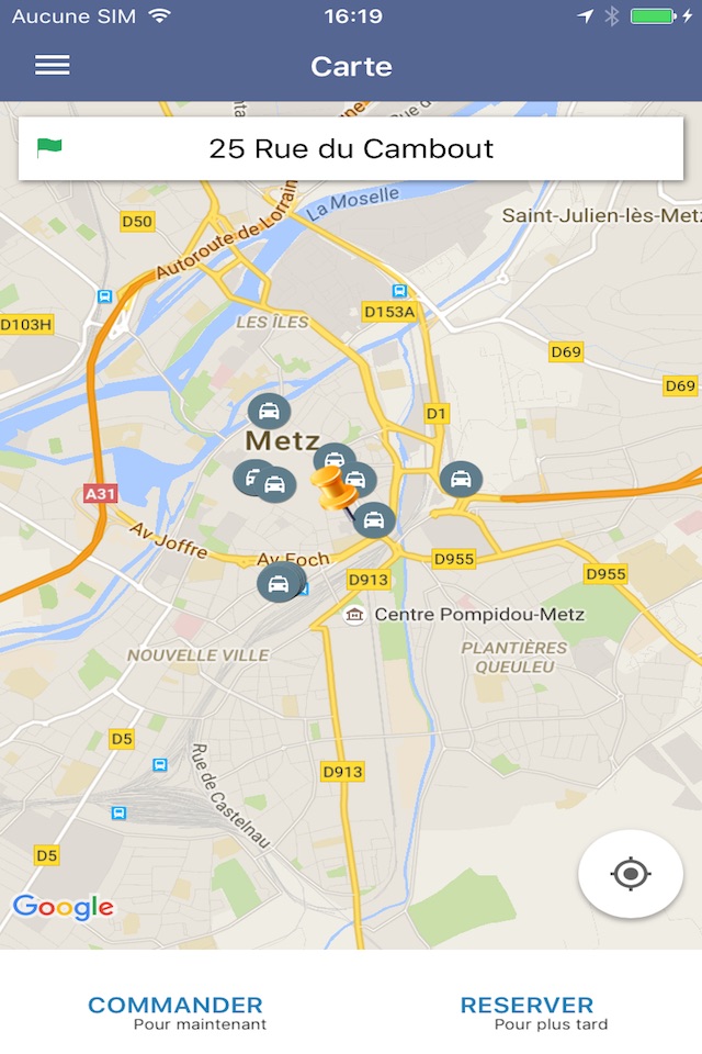 Taxi Metz screenshot 2