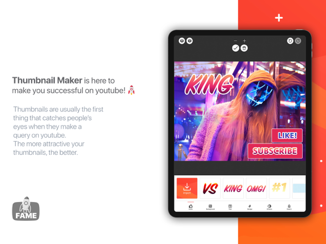‎Fame - YT Thumbnail Maker Screenshot
