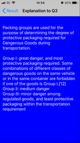 ADR Quiz Dangerous Goods screenshot