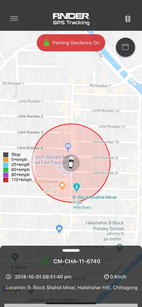 Finder GPS Tracking