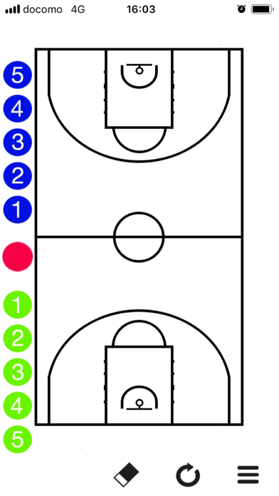 バスケ作戦盤、篮球战略、BasketballBoardのおすすめ画像1
