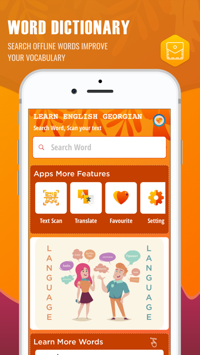 Screenshot #1 pour English to Georgian Dictionary