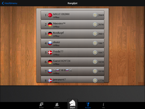 Schaken Multiplayer iPad app afbeelding 2