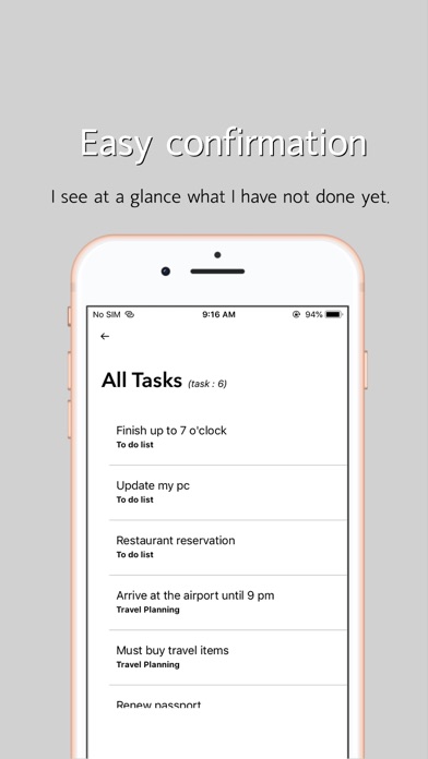 ToDoNote - Simple To-do List Screenshot