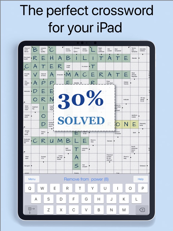 Screenshot #6 pour Crossword. A smart puzzle game