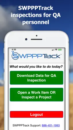 SWPPPTrack DOT QA screenshot 1