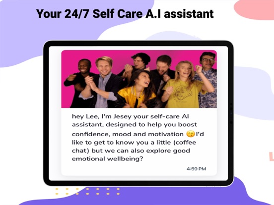Screenshot #4 pour Jesey : Wellbeing assistant