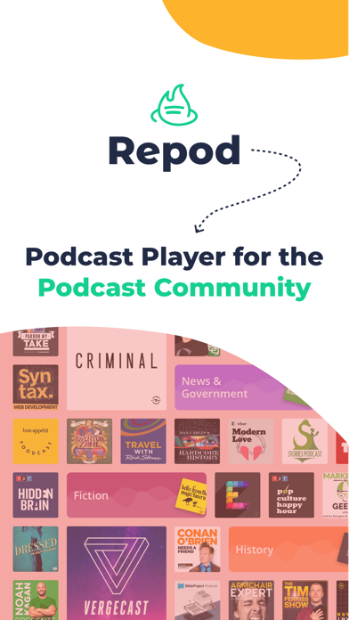 Repod: Social Podcast App Screenshot