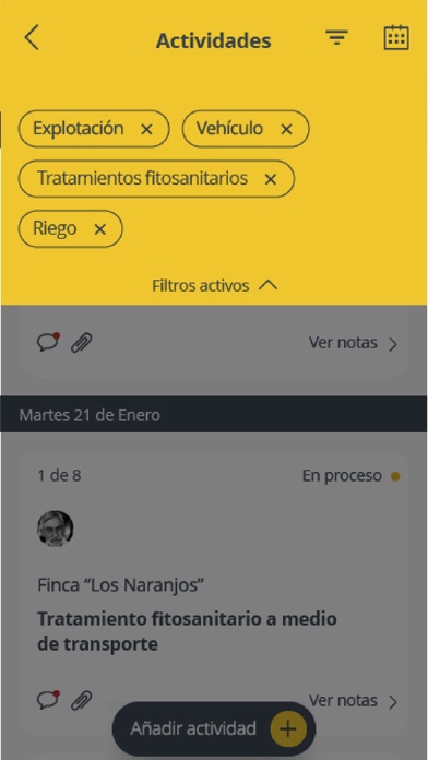 Agrónic Cuaderno de campo Screenshot