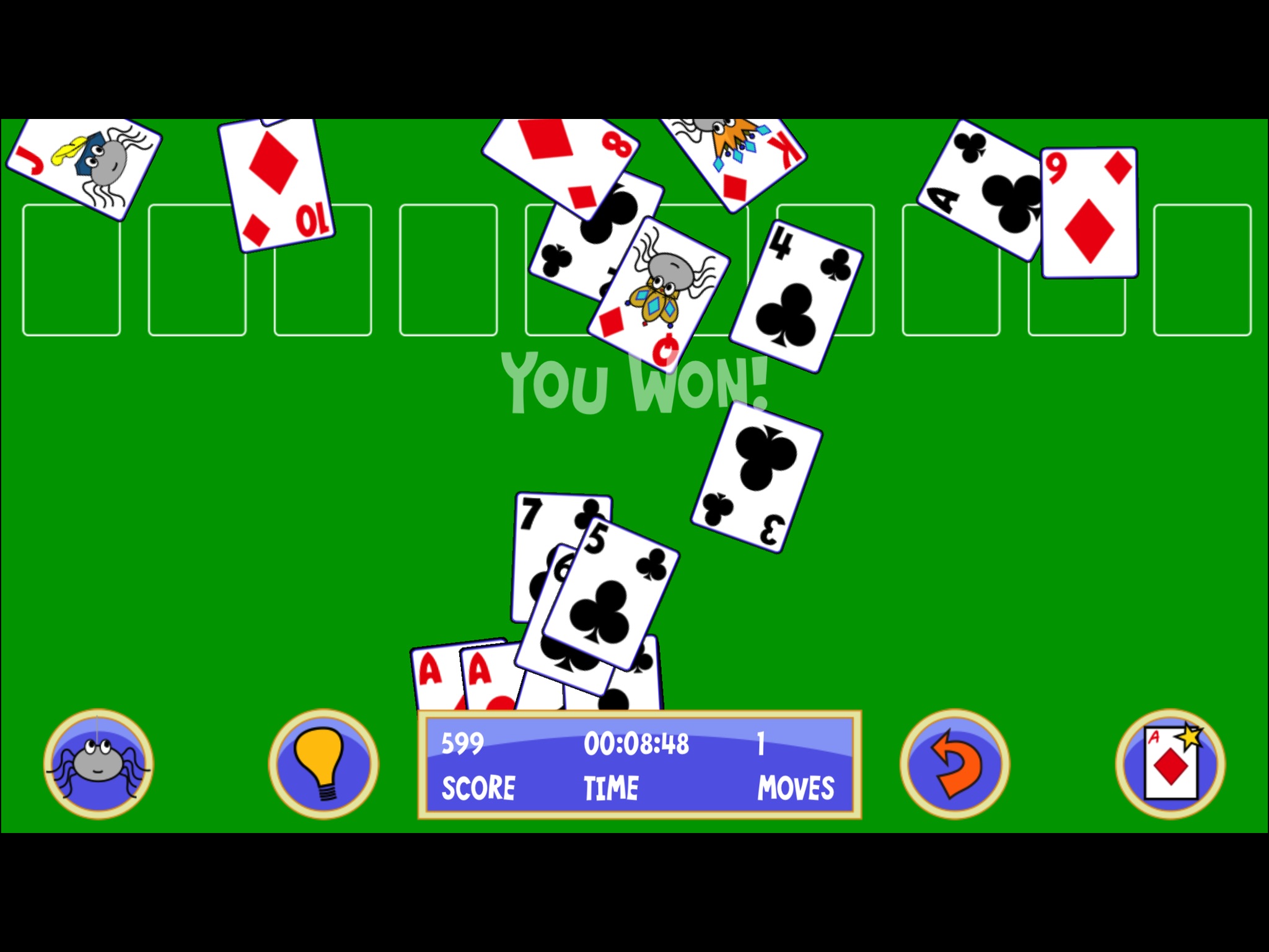 Spider Solitaire by Jamoki screenshot 3