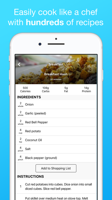 Sage Healthy Meal Plan iPhone screenshot 4 - Health & Fitness app