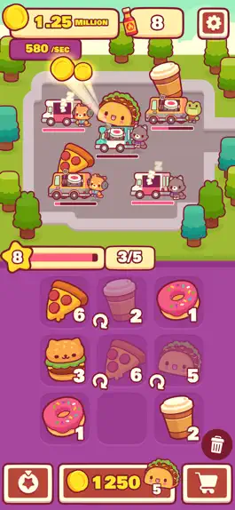 Game screenshot Food Truck Merge apk