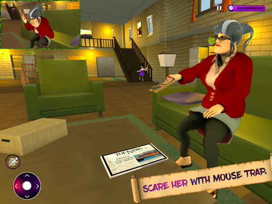 Evil Teacher Spooky 3D Game iPad screenshot