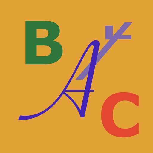 Straight ABC icon