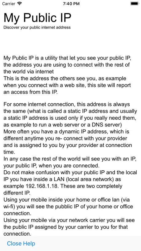 My Public IP