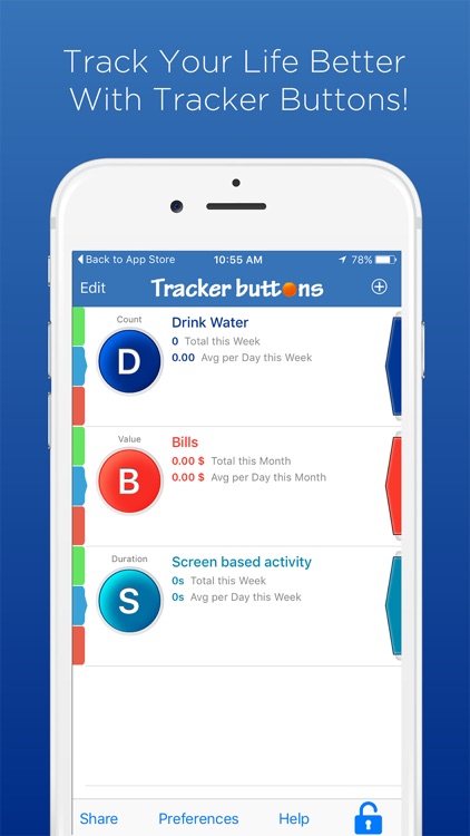 Tracker Buttons Lite screenshot-0