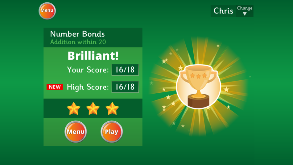 #5. Hit the Button Math (iOS) Podle: Topmarks Online Ltd