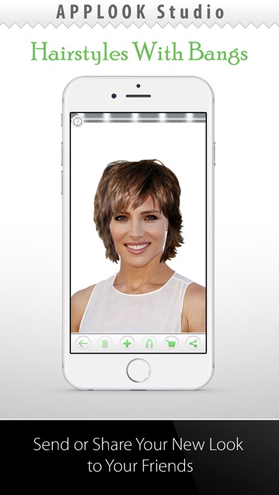 Hairstyle Try On With Bangs Screenshot