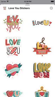 Love You Sticker Pack iphone bilder 1