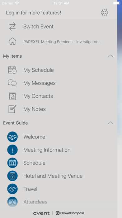 How to cancel & delete PAREXEL's Meeting Services from iphone & ipad 3
