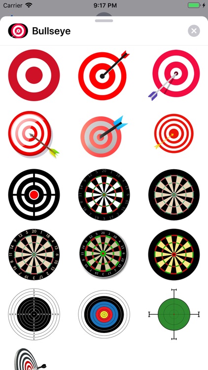Bullseye Stickers