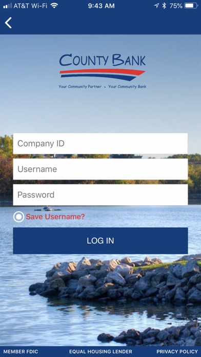 County Bank BIZ Screenshot