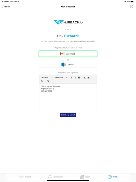 Reach by vidREACH iPad screenshot 10 - Business app