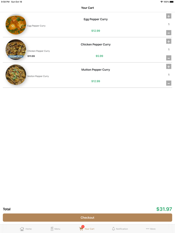 Screenshot #6 pour Curry Leaf Restaurant