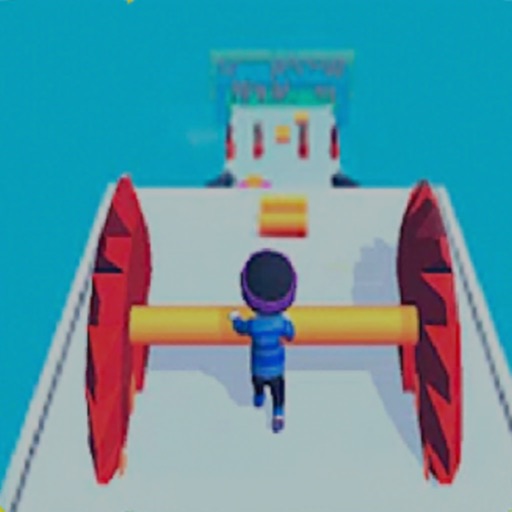 Roof Rails Jump : Fall Race 3D