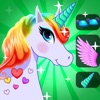 Queen fairy unicorn dress up icon