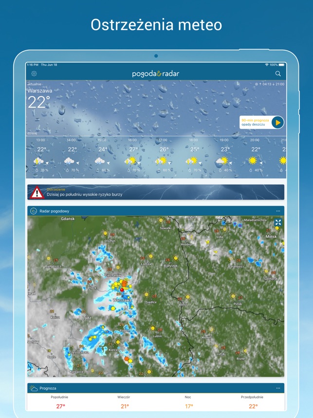 Aplikacja Pogoda Radar Widget W App Store