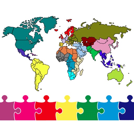 World Map Puzzle V2 icon