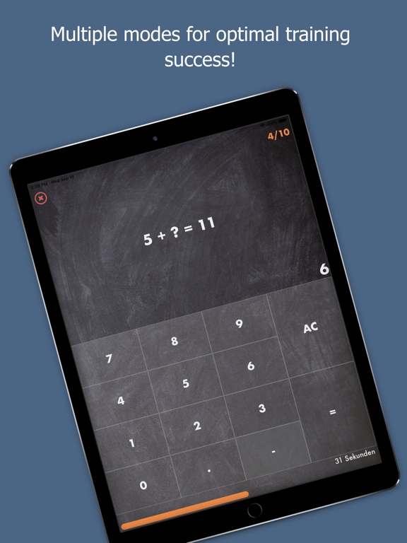 Mental Math: Training Games iPad screenshot 5 - Education app