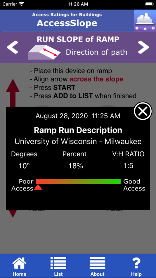 #4. AccessSlope (iOS) 由: University of Wisconsin–Milwaukee