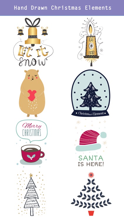 Hand Drawn Vintage Christmas screenshot-3