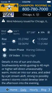 wgn-tv chicago weather iphone screenshot 2