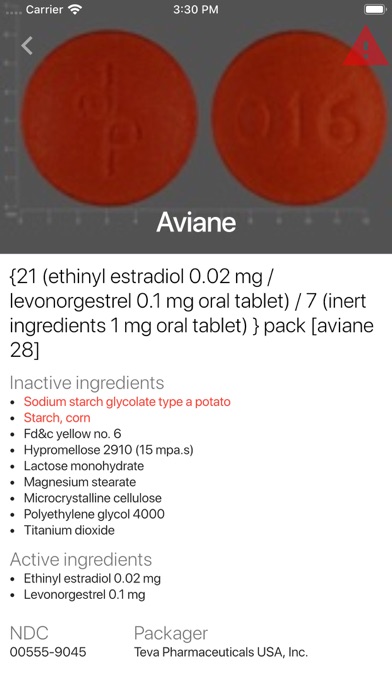 Drug Allergy Checker - Gluten Screenshot