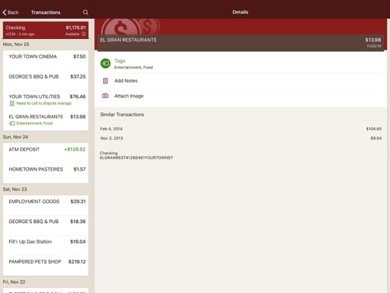 MCTCU iPad screenshot 1 - Finance app