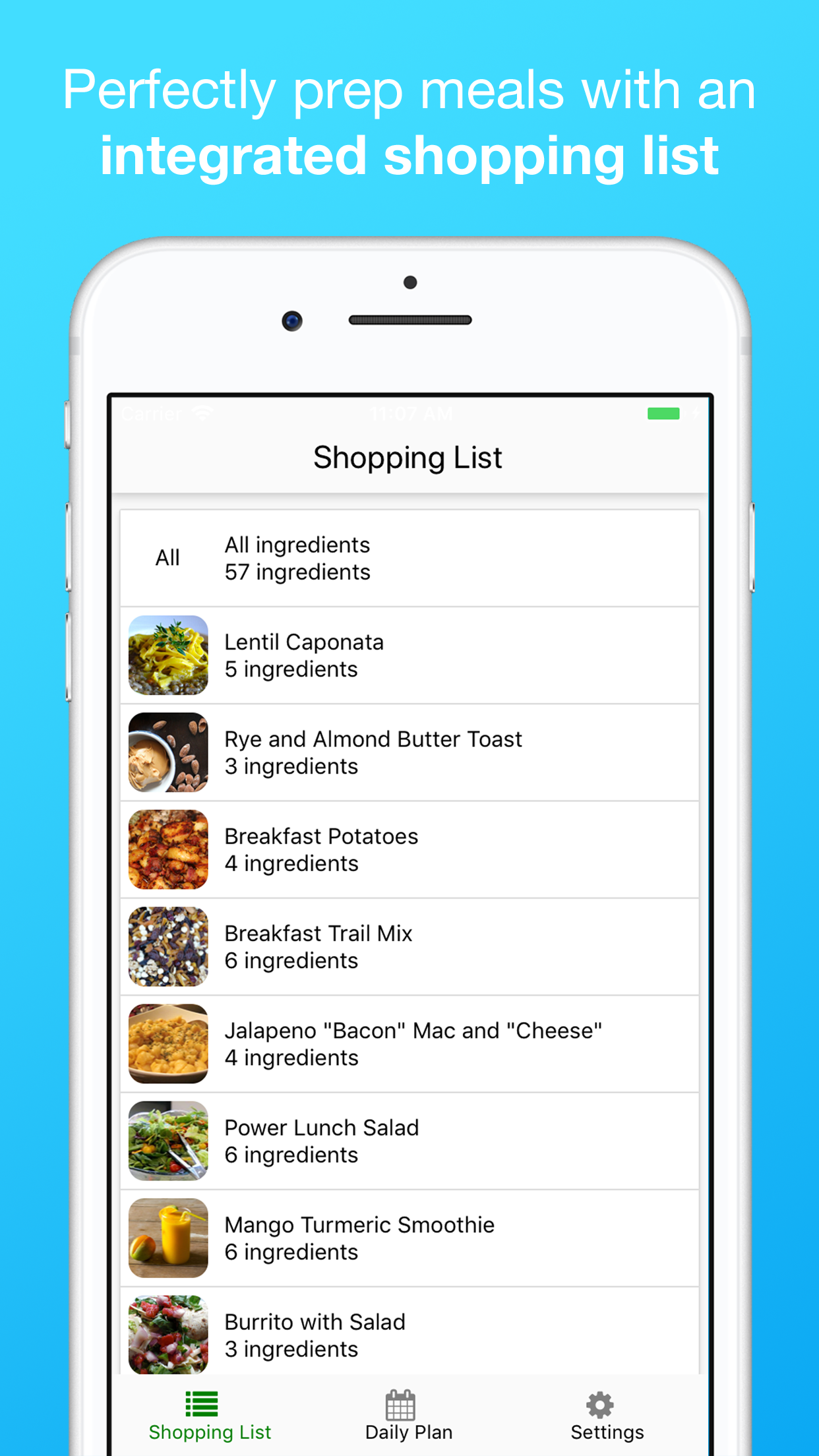 Sage Healthy Meal Plan