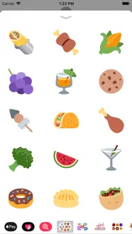 100 Food Stickers iphone bilder 2