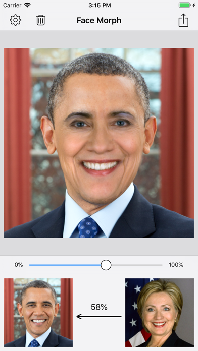 Face Morph - 2つの顔をモーフィングのおすすめ画像1