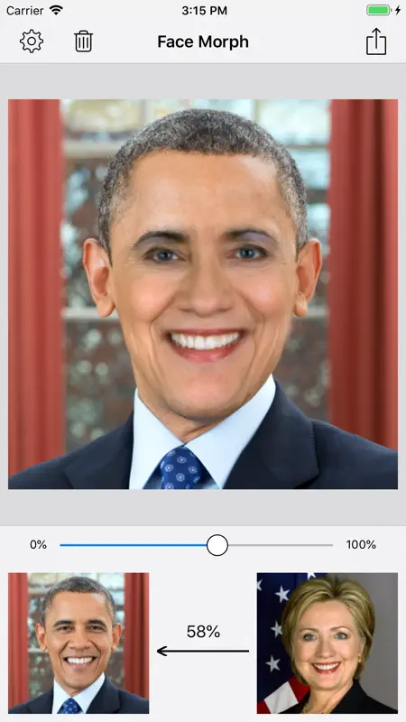 Face Morph - Morph 2 Faces screenshot 1 of 10