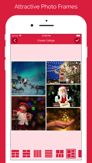 Christmas Photo Collage Frames Screenshot