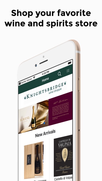 Knightsbridge Wine Shoppe Screenshot