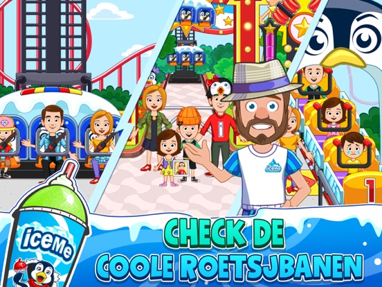 My Town : ICEME Amusement Park iPad app afbeelding 3